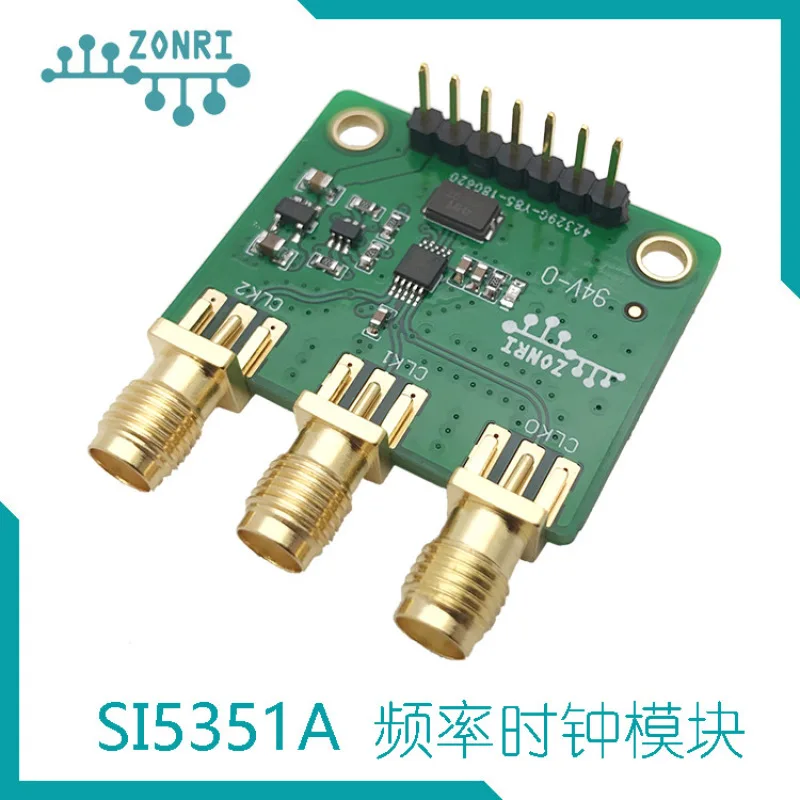 

3-канальный модуль генератора тактовых сигналов Si5351A 8 кГц-160 МГц (4-слойная печатная плата)