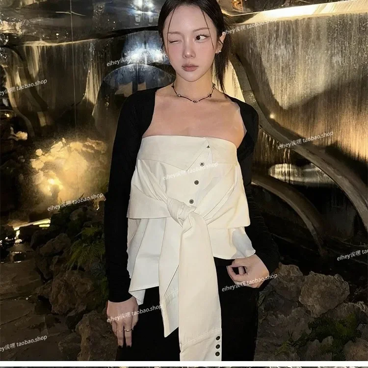 Дизайнерская двухсторонняя мини-юбка-футляр в один шаг универсальная