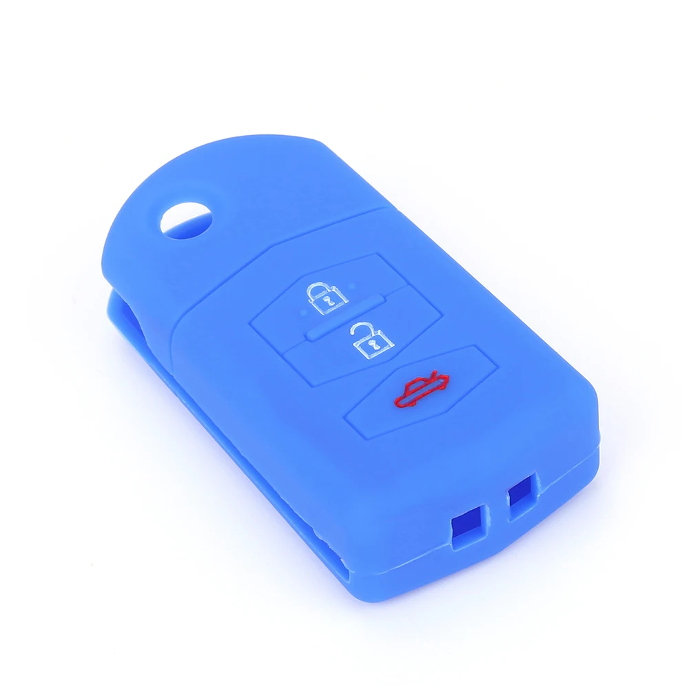 Новинка силиконовый чехол для автомобильного ключа с 3 кнопками и дистанционным