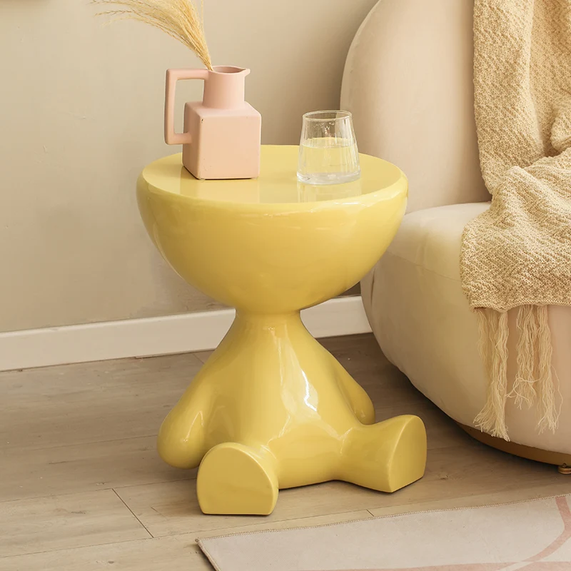 

Креативный маленький плоский кофейный столик, украшение для гостиной, новый подарок на новоселье для дома, большой диван рядом с новым домашним подарком