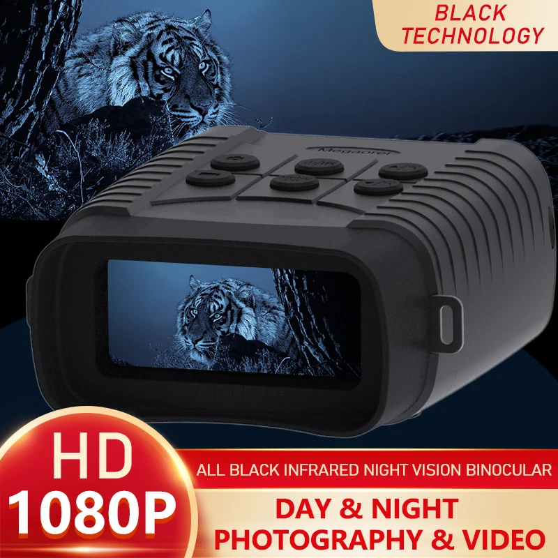 

Shocking Arrival Megaorei B2 Hunting Night Vision Binoculars 10X Digital Zoom Infrared(IR) Night Vision Camera 1080P Telescope