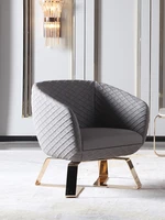 italian light luxury rotary sofa chair designer leisure chair tiger chair bedroom single chair
