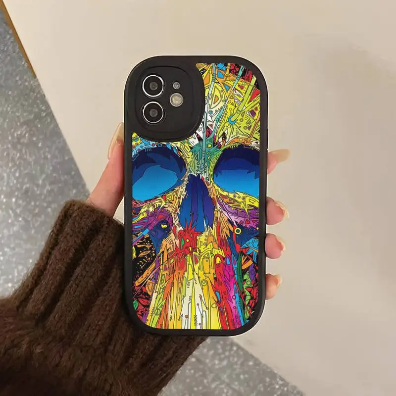Colourful Psychedelic Phone Case Hard Leather Phone Case For iPhone 14 13 12 Mini 11 14 Pro Max Xs X Xr 7 8 Plus 6 6s