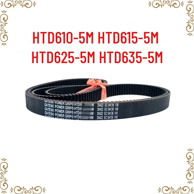 

HTD610-5M HTD615-5M HTD625-5M HTD635-5M Wide angle belt drive belt Timing belt toothed belt V-belt