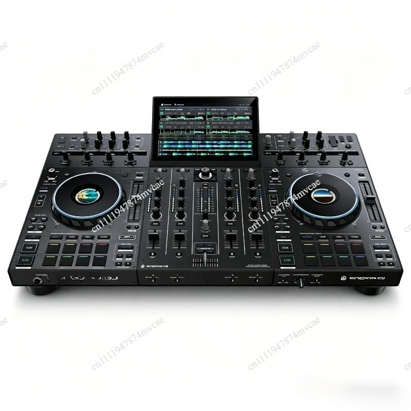 Фото Автономный DJ-контроллер-микшер на 4 дека с сенсорным экраном, сэмплером, эффектами и поддержкой Beatport Link для стриминга №2