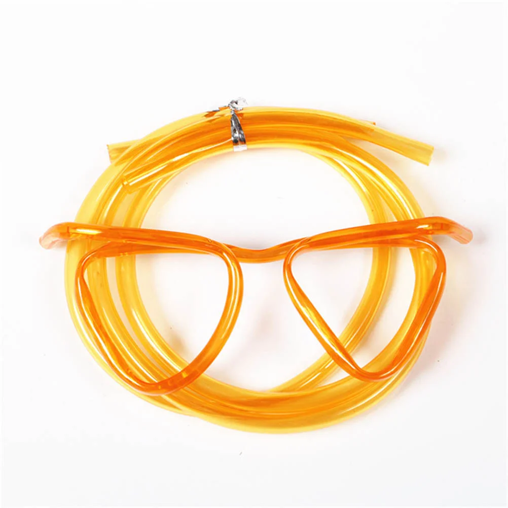 

10pcs Children Creative Straws Star Glasses Straws Party Supplies for Drinking )