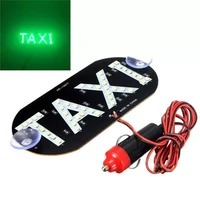 cigarette lighter led car windscreen cab indicator taxi lamp suction sign light
