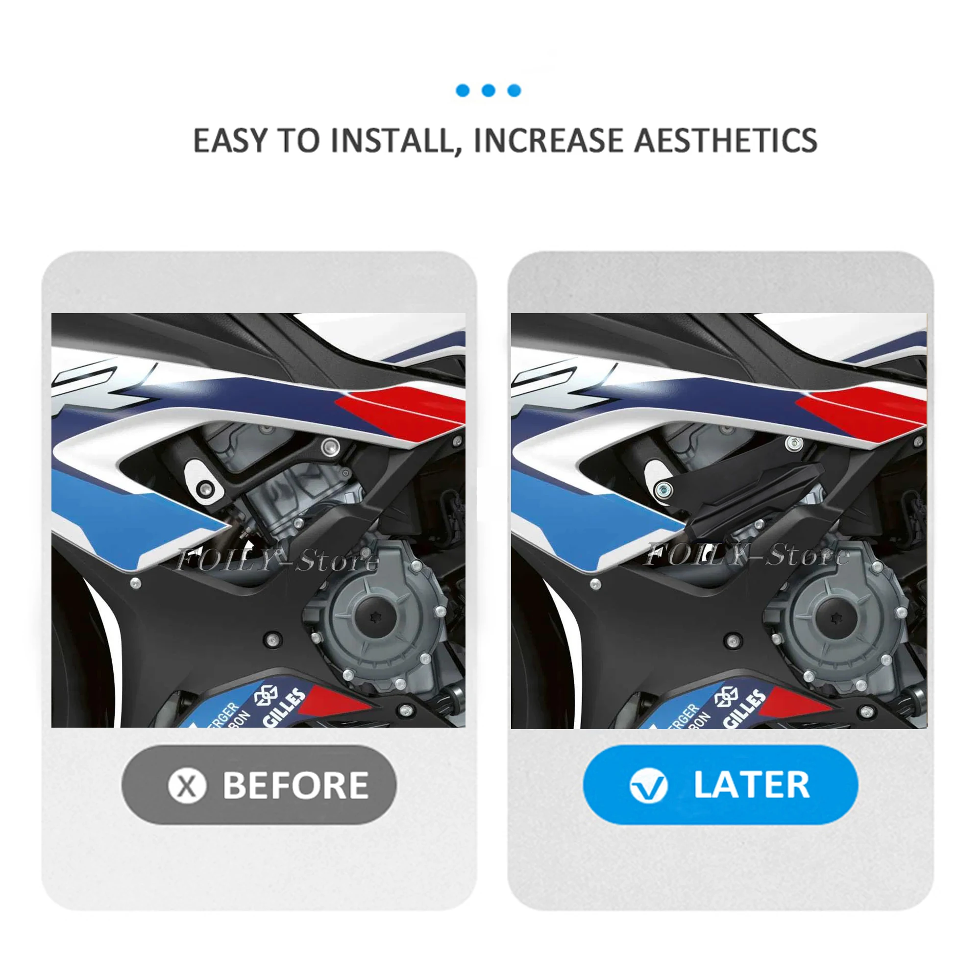 Слайдеры рамы мотоцикла для BMW S1000RR M1000RR M S 1000 RR 2019-2022 защита от падения клей набор