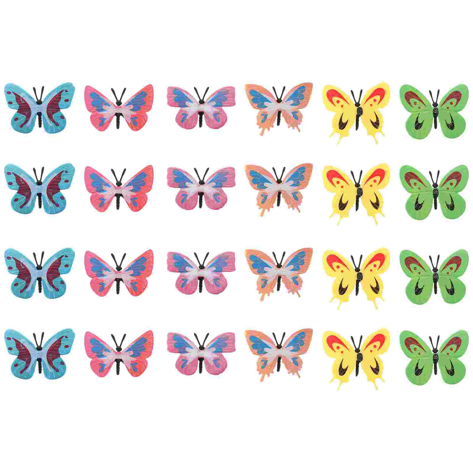 

2 набора, имитация бабочек, модели детских бабочек, игрушки, Искусственные бабочки