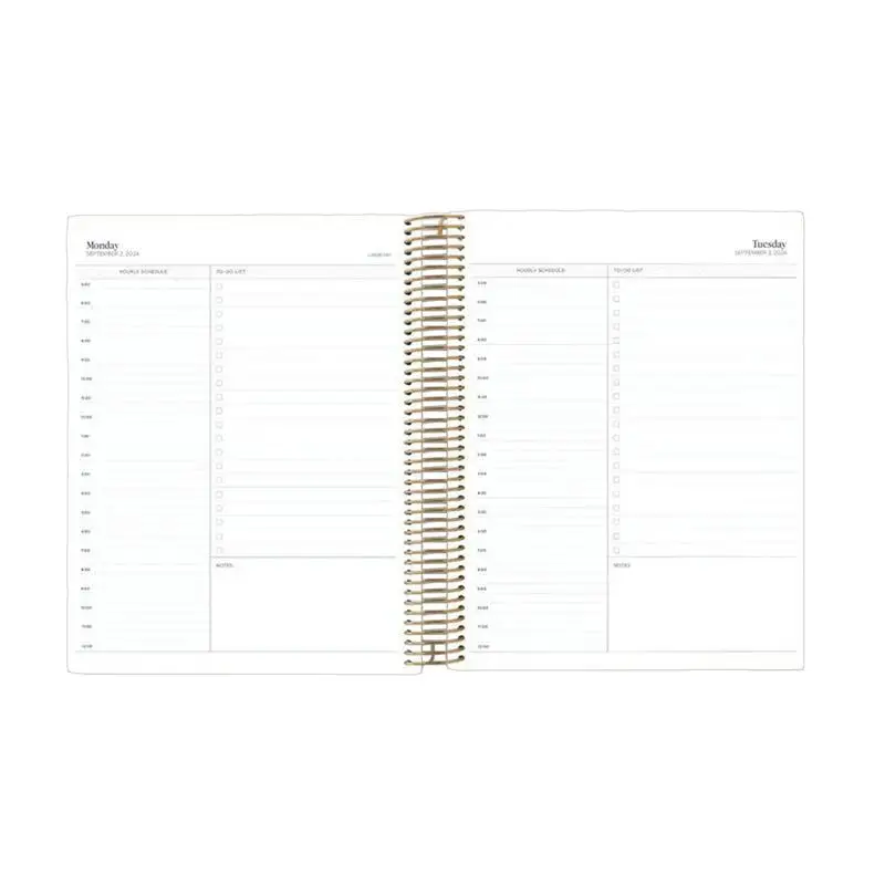 Блокнот с расписанием 2025 года блокноты-планировщики многофункциональные