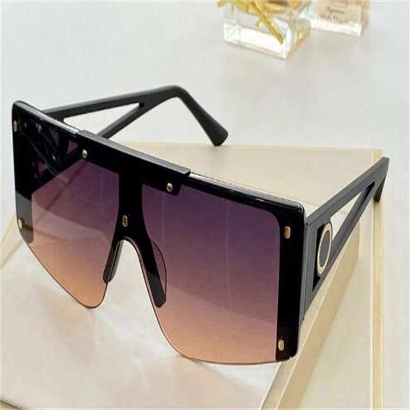

4393New Popular sunglasses For women Popular Fashion sunglasses UV protection big connection lens Frameless Top Quality With Box