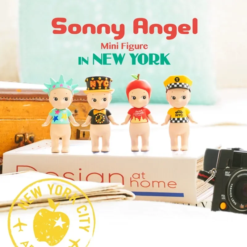 

Коллекционная загадочная Модная Кукла Sonny Angel In New York Series, забавная мультяшная мини-фигурка