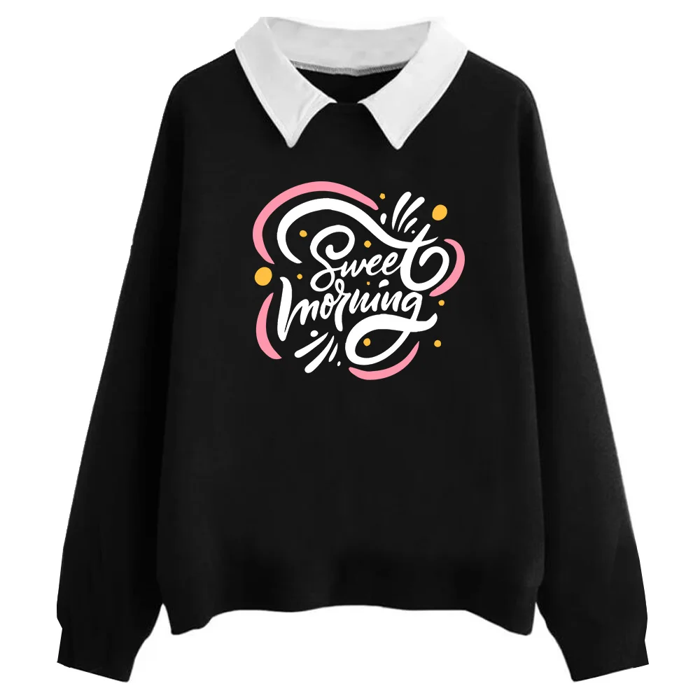 

Модные женские свободные толстовки пуловеры Топы подарок