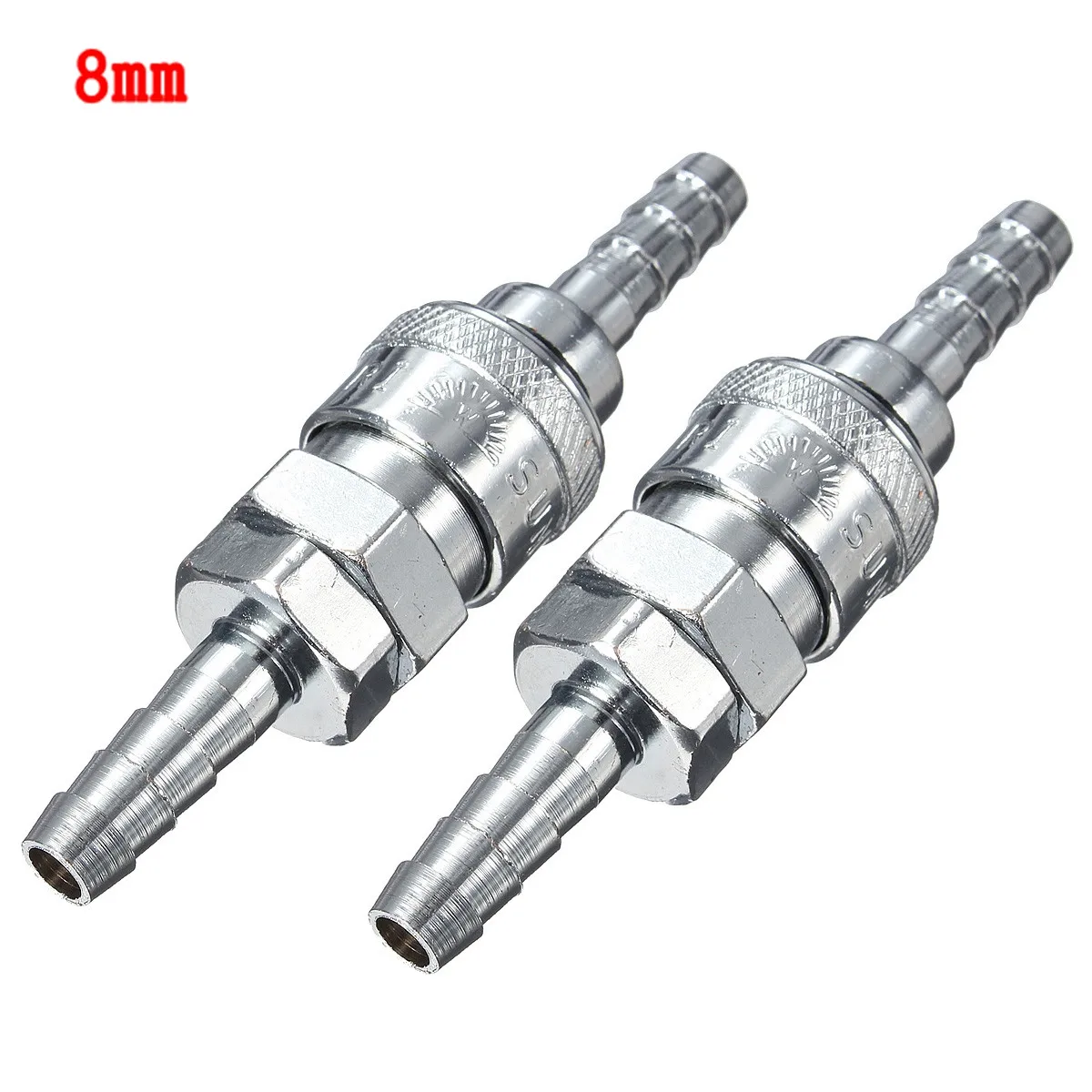 

Male Female 8mm Gas Hose Copper Nozzle Quick Release Connector Caravan BBQ SH+PH