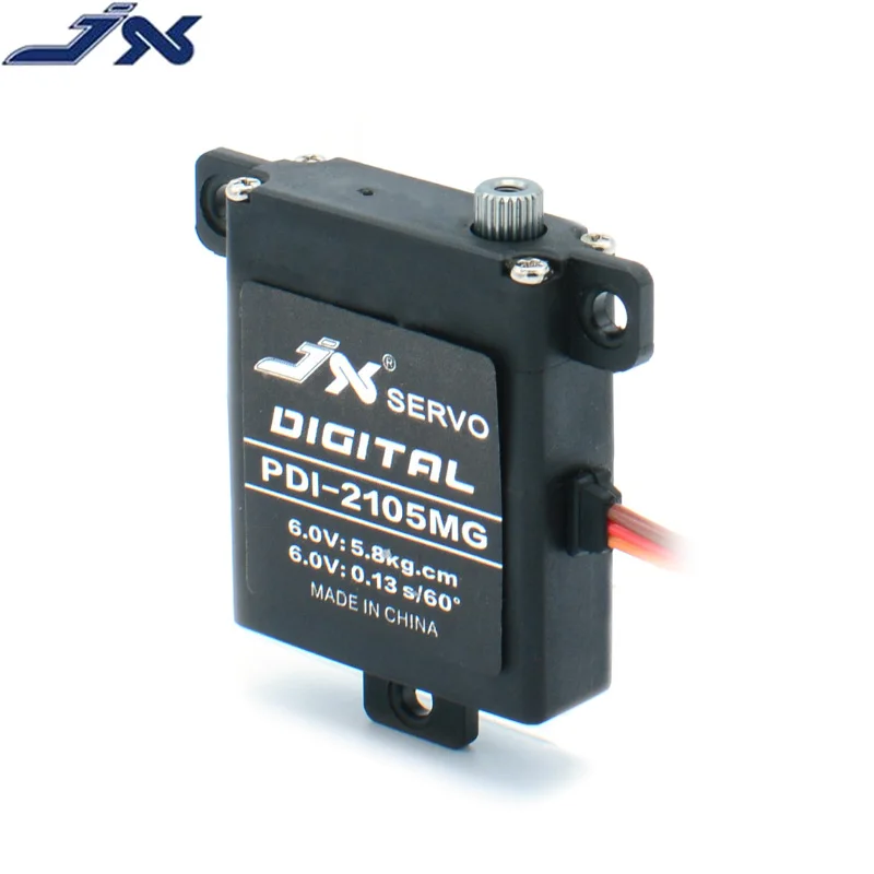 JX PDI-2105MG 21G Metal Gear 4 8 В-6 В 5 кг Цифровой стандартный сервопривод с большим крутящим