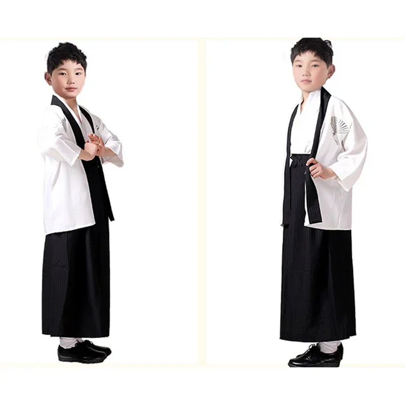 Детский костюм японского самурая детское кимоно для мальчиков внешняя крышка