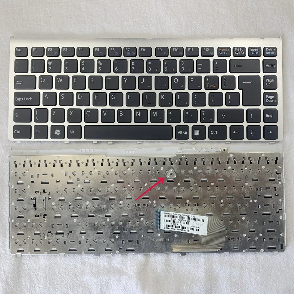 

US-International Keyboard for Sony VAIO VGN-FW FW11 FW130 FW139 FW140 Series PCG-3B2L PCG-3B4L PCG-3D3L PCG-3D4L Big Enter