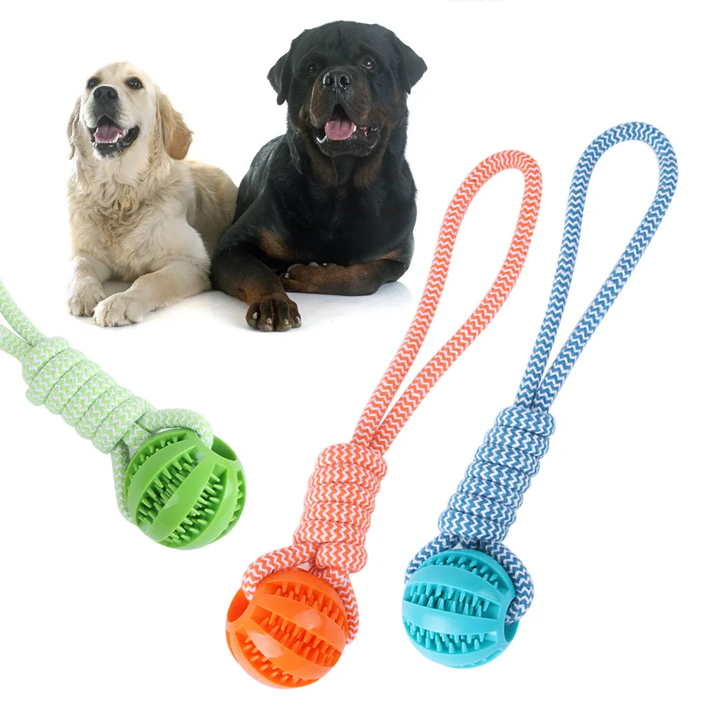 

Pet Braid Rope Ball Toy New Dog Toys Chew Teeth Clean Outdoor Training Fun Playing Rope Ball Toy for Large Small Dog Cat