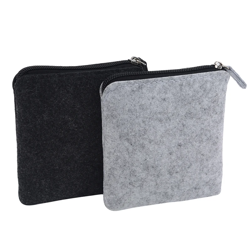 

Felt Digital Storage Bags USB Data Cable Organizer Earphone Power Bank Storage Pouch Mouse Electronic Gadgets Organizer Case