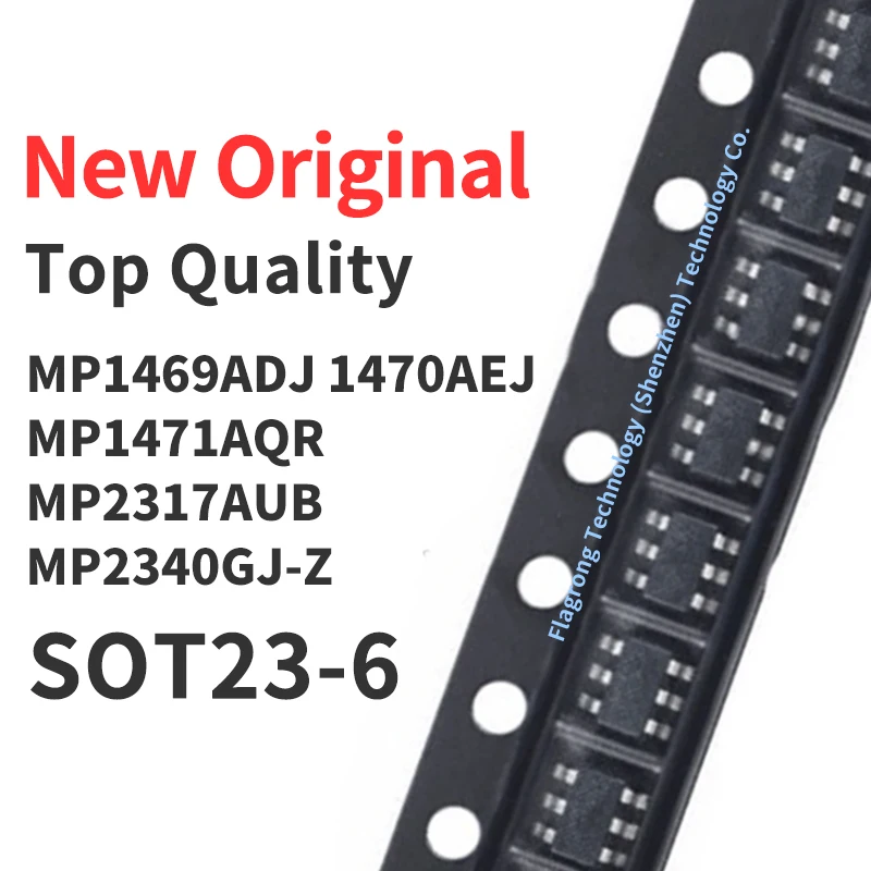 

10 шт. MP1469ADJ MP1470AEJ MP1471AQR MP2317AUB MP2340GJ-Z Silkscreen SMA ADJ AEJ AQR AUB SOT23-6 Chip IC новый оригинал