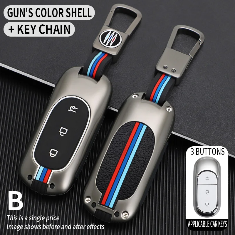 

Car Remote Key Case Cover Protect Shell Bag For Leapmotor T03 S01 C11 4 Button Accessories Car-Styling Protection
