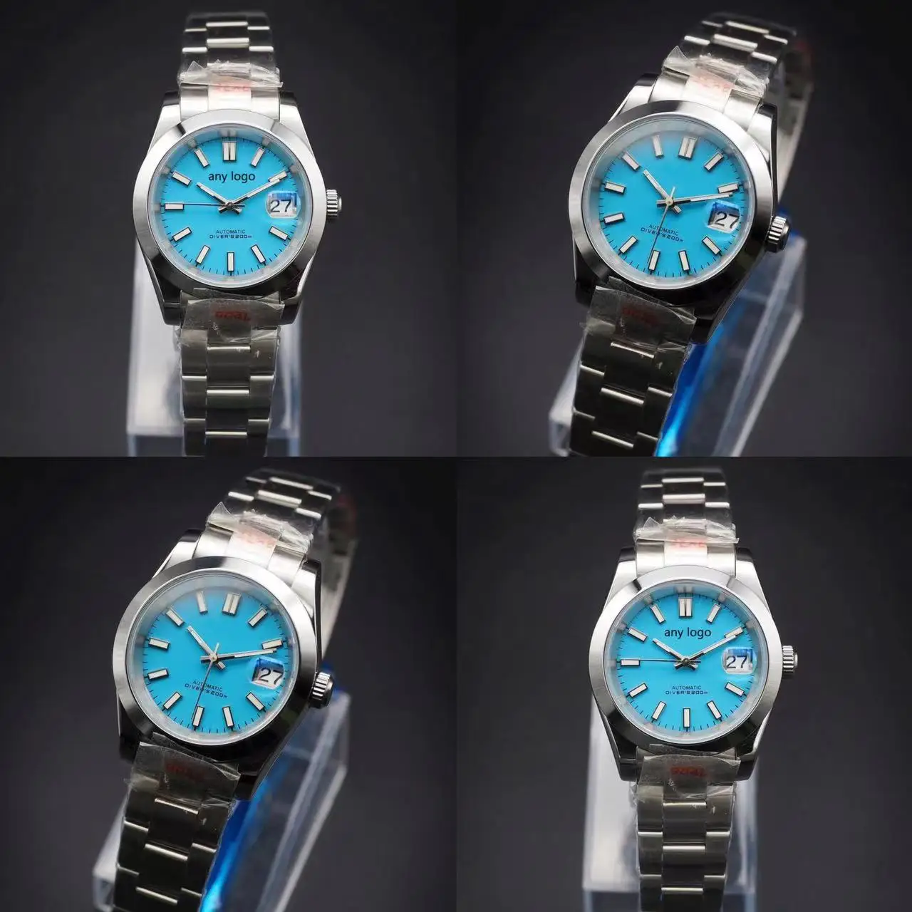 

36/39mm Air King Watch Blue Oyster Style Watch Personalized Custom Watch Accessories NH35 Automatic Mechanical Movement