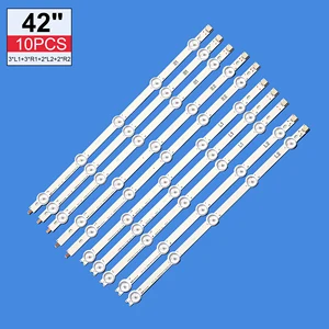 10 шт.лот ТВ светодиодный Подсветка полосы для LG 42LN575S 42LA615V 42LN570S 42LA620V 6916L-1385A6916L-1386A6916L-1387A6916L-1388A