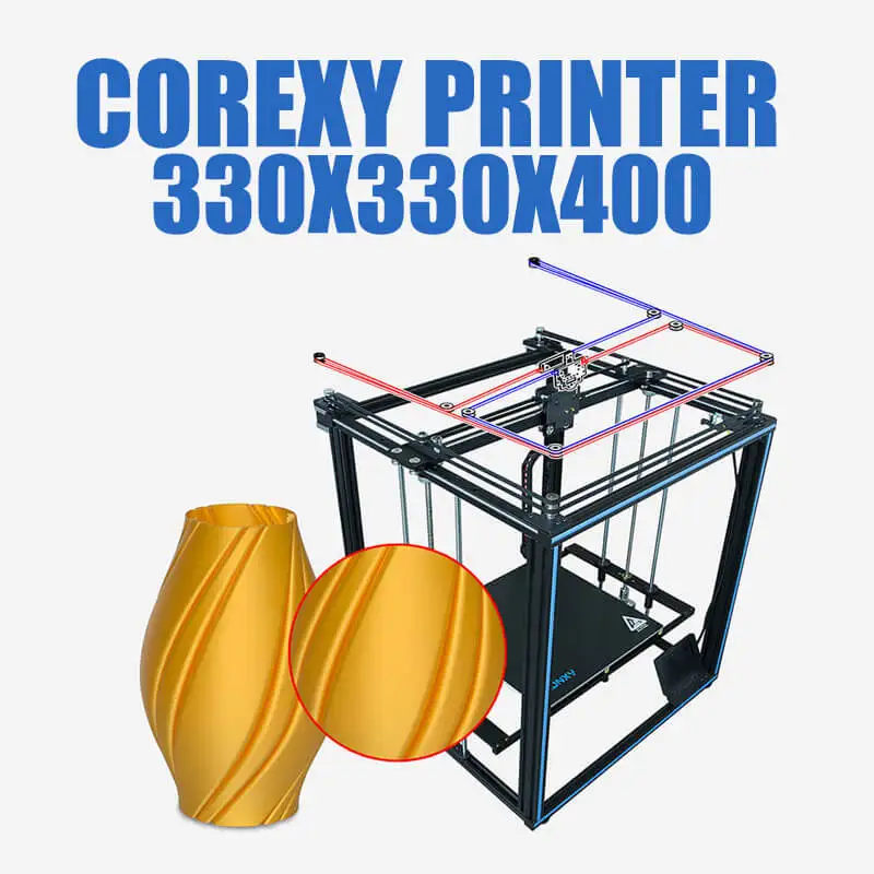 

3D-принтер Tronxy X5SA PRO, направляющая OSG для экструдера титана, сердечник XY, Гибкая нить, PLA, TPU, ABS, PETG