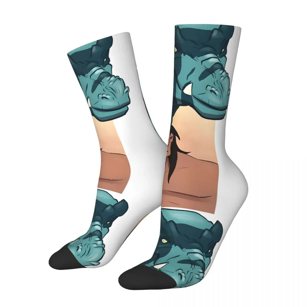 Носки копье и фан мужские винтажные бесшовные короткие носки в стиле хип-хоп с