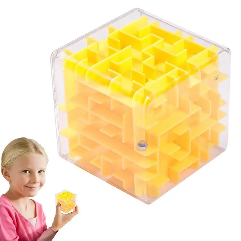 

3D головоломка-лабиринт для детей, мини-головоломка-шар, Детские сувениры, волшебный мозг, игры, сфера, образовательный пазл