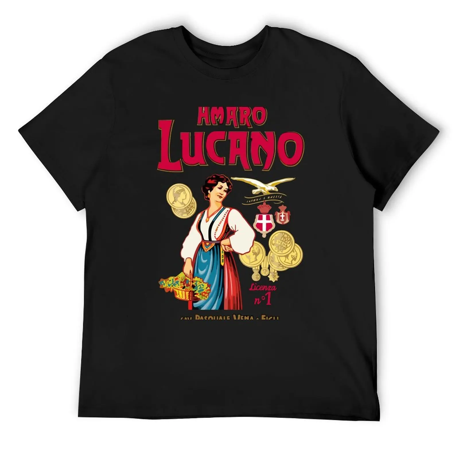 Футболка AMARO LUCANO дешевые вещи новое издание мужские хлопковые футболки с