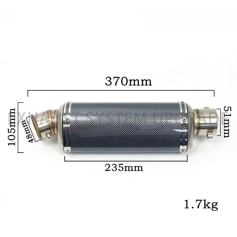 51 мм универсальный глушитель выхлопных газов для мотоцикла Yoshimura Escape Moto DB Killer Yamaha