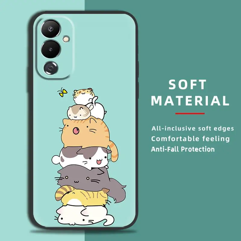 Милый силиконовый чехол для Tecno Pova4/LG7n полная защита от грязи ударов пыли прочный