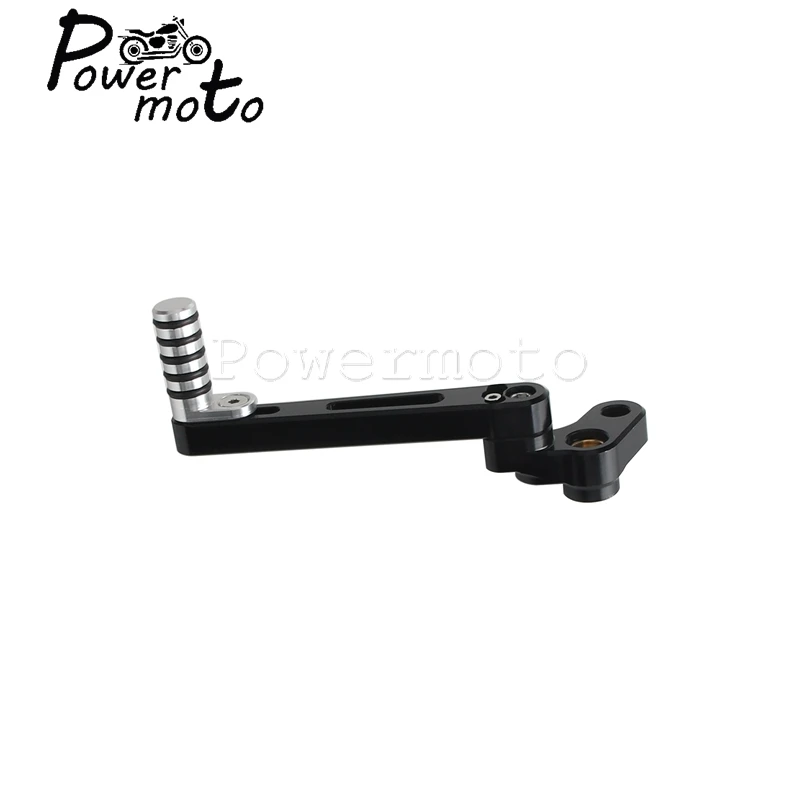 

Черный/серебристый алюминиевый рычаг переключения передач мотоцикла для Ducati Hypermotard Hyperstrada 821 939, регулируемая педаль на каблуке