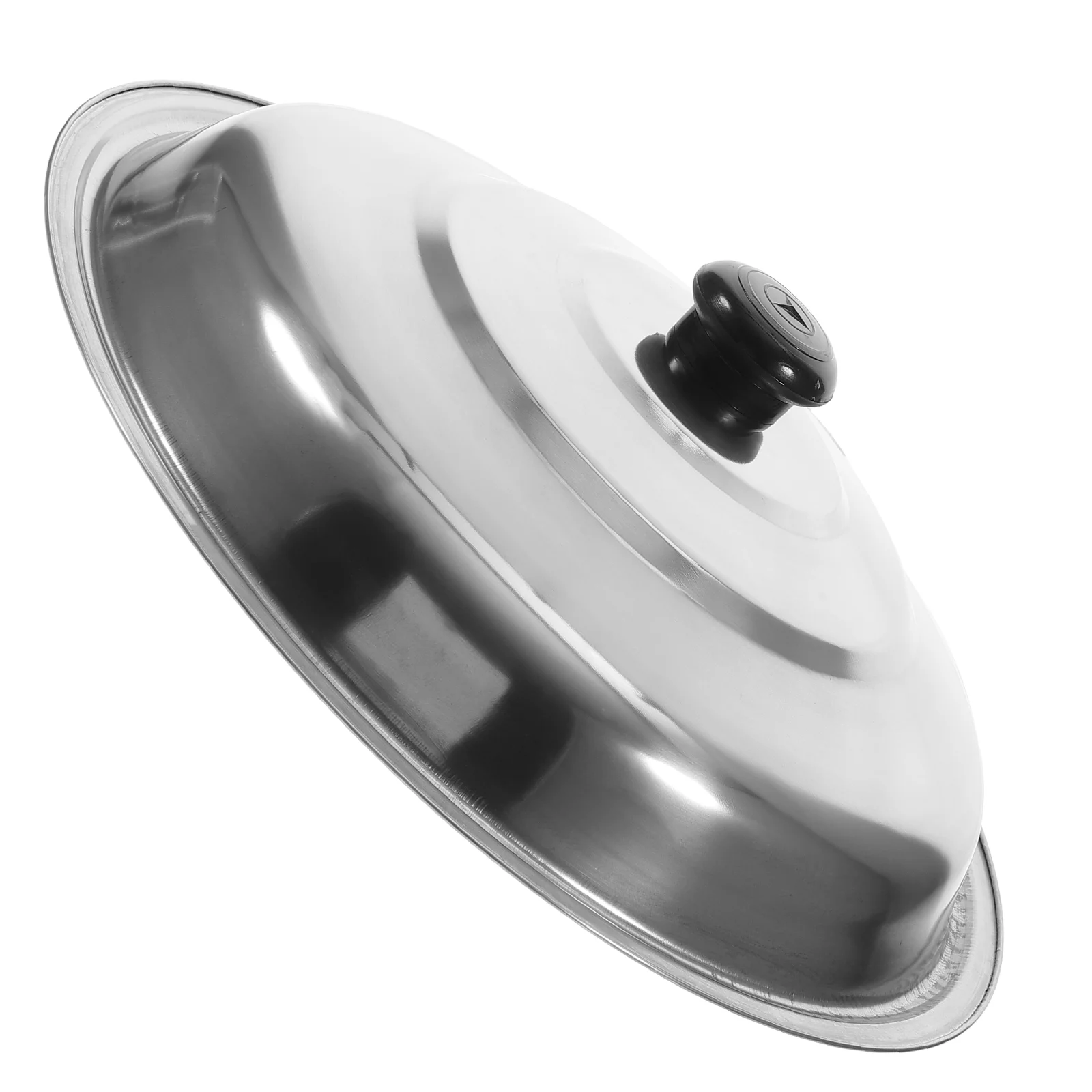 

Lid Pan Pot Cover Replacement Frying Cooking Bakeware Metal Protector Steam Griddle Steel Covers Stainless Pots Universal Lids