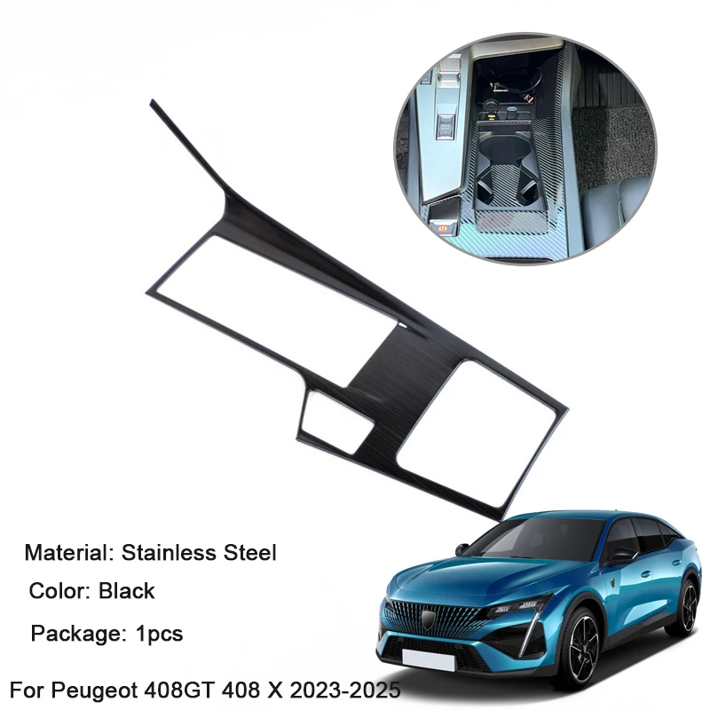 

Декоративная наклейка для Peugeot 408 GT 408X2023-2025, из нержавеющей стали