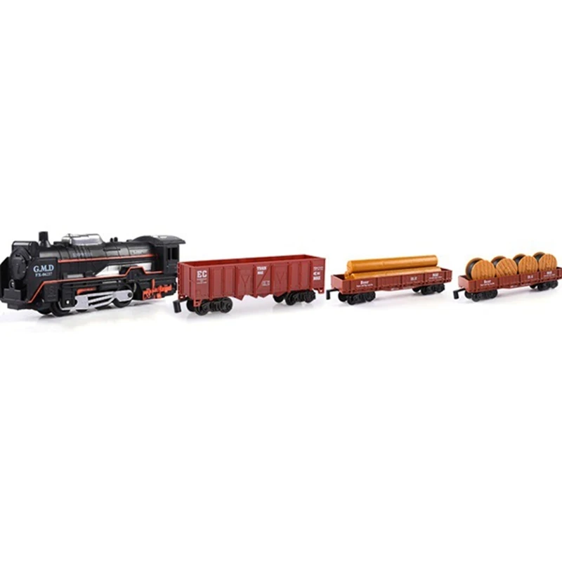 

Electric Rail Car Kids Track Train Model Toy Baby Railway Train Racing Road Transportation Building Slot Sets Toys Kids