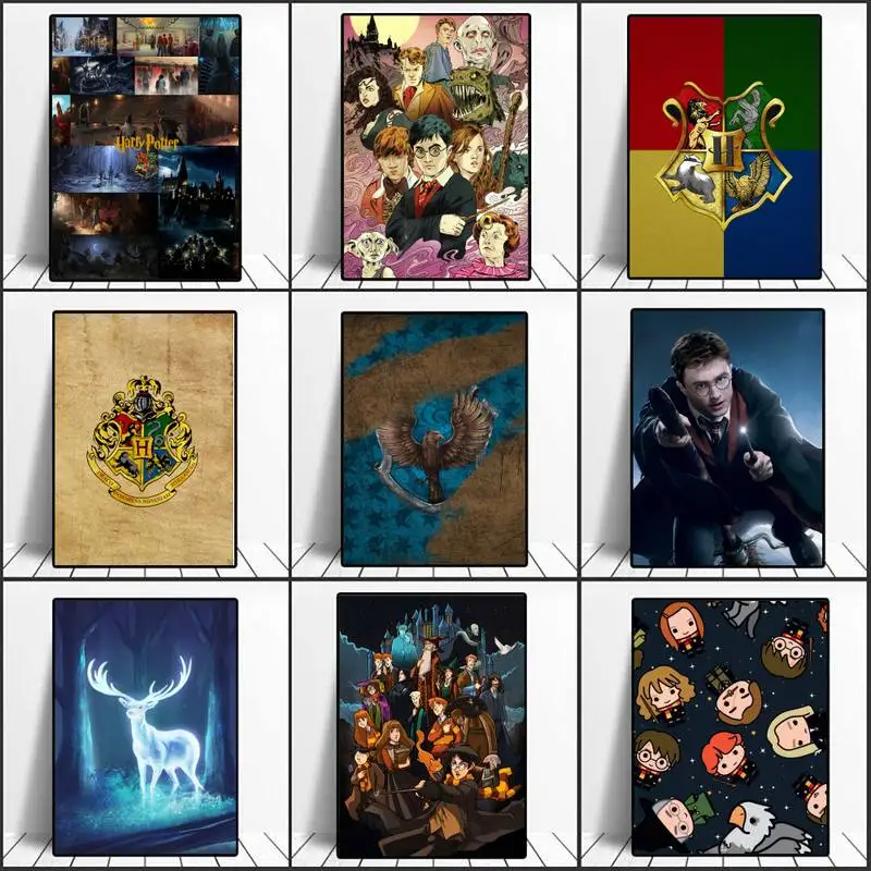 Настенная картина Гарри поттерс постер на холсте с изображением волшебной карты