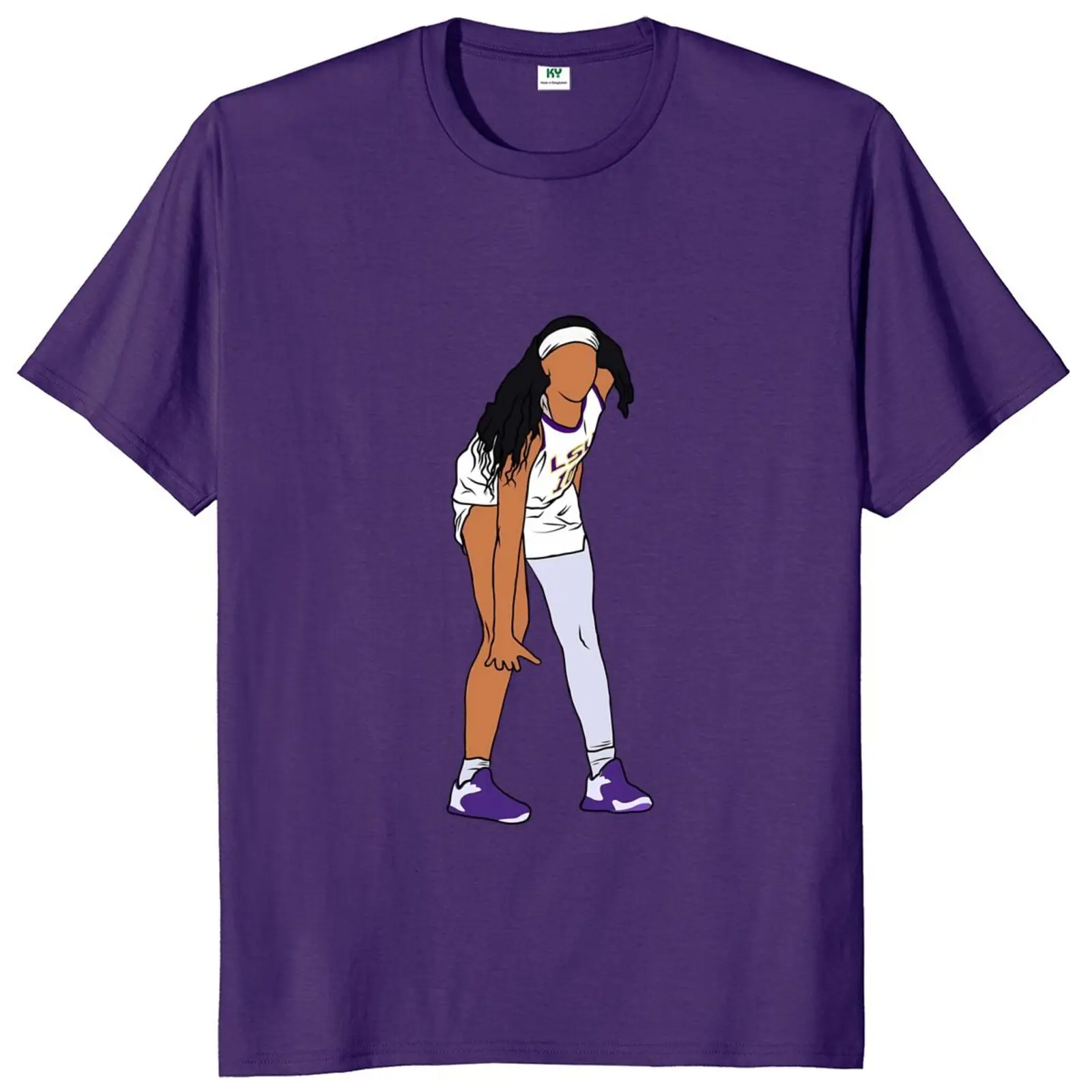 

It's Too Small Angel Reese T Shirt Basketball Lovers Harajuku Gift Tee Tops 100% Cotton Unisex O-neck Oversized T-shirts EU Size