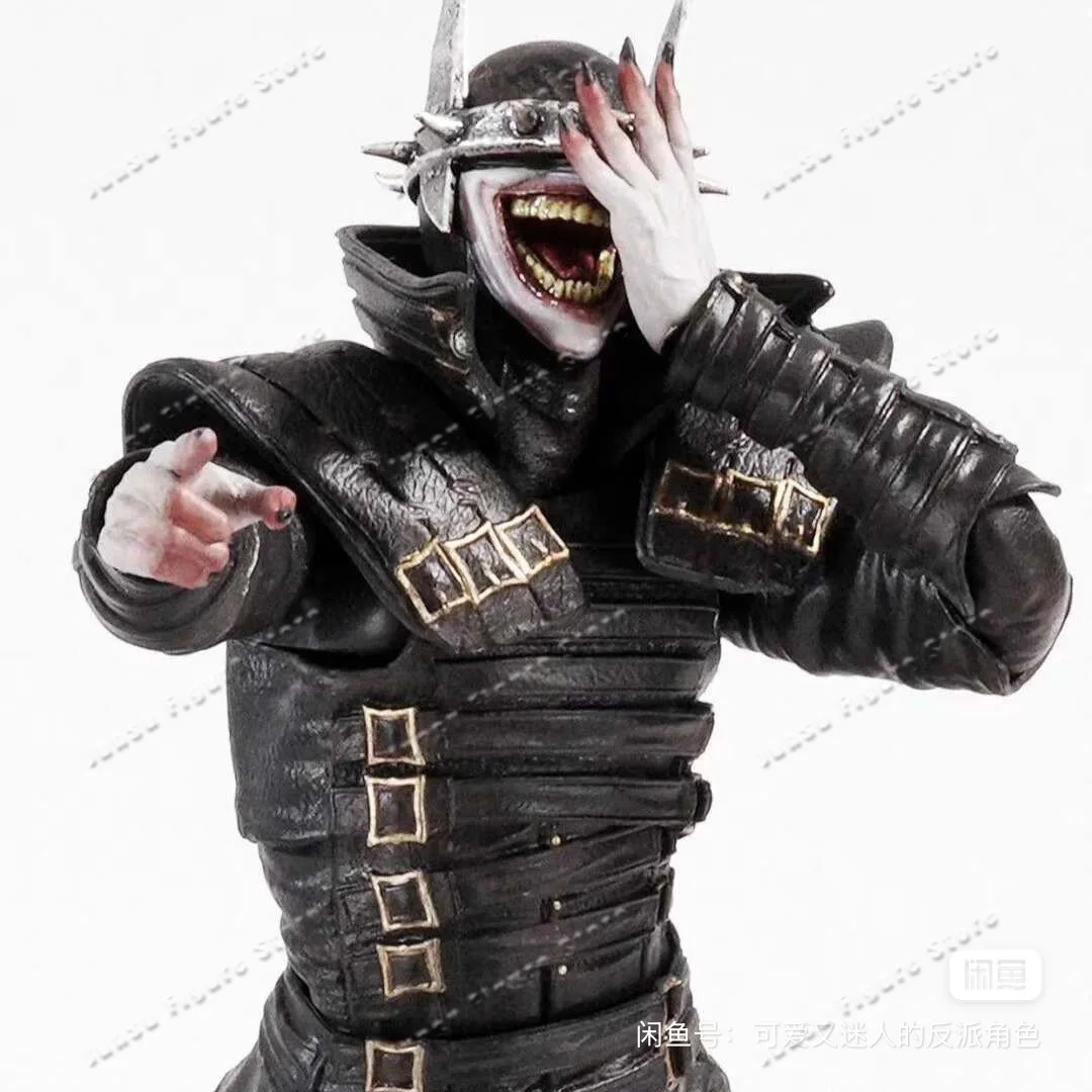 Фото В наличии: Оригинальные коллекционные фигурки LPZZ UPFinegures Dark Night Metal The Batman Laughing Bat Stock Anime Action №3