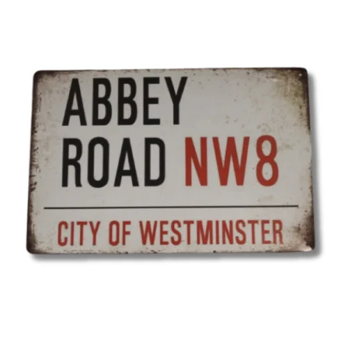 

Металлическая табличка The Beatles Abbey Road