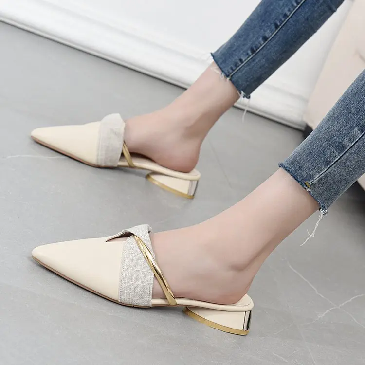 

Туфли из искусственной кожи на низком каблуке