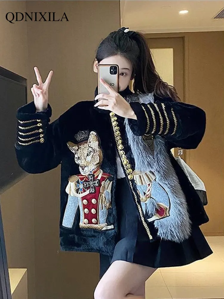 Coat Women Winter 2022 New Female Autumn and Winter Explosions Young Mink Coat Fur One Luxury Woman Fur Women's Jackets