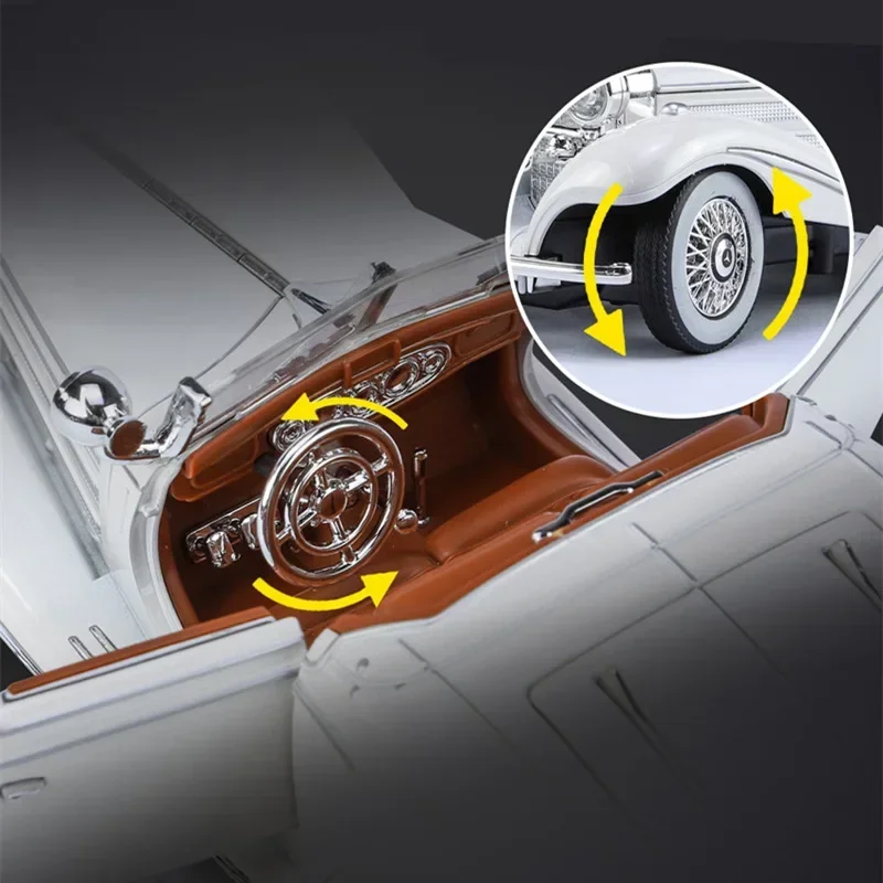 Модель автомобиля из сплава Benzs 1936 K в масштабе 1:24 литая металлическая
