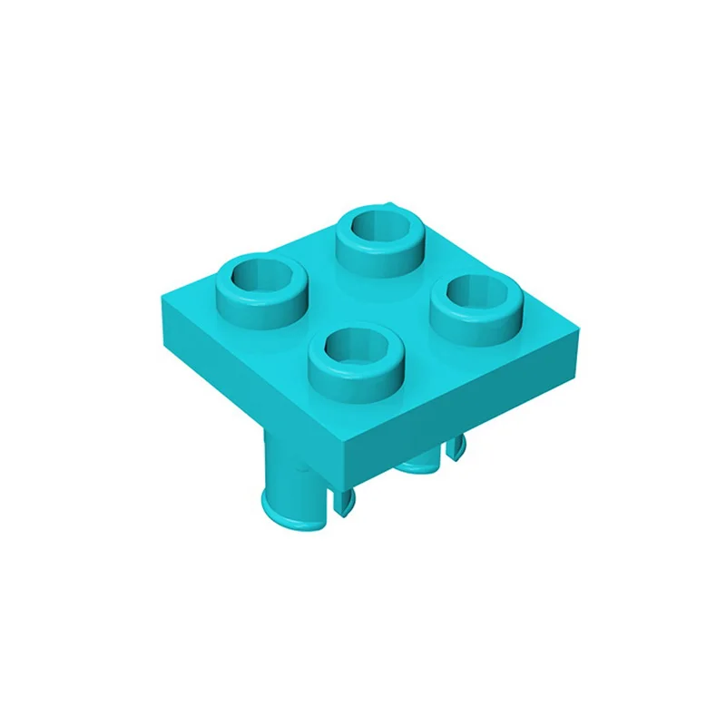 

10 шт. BZB MOC 15092 49131 пластина 2x2 с 2 контактами на дне высокотехнологичные строительные блоки запчасти совместимые аксессуары детские игрушки