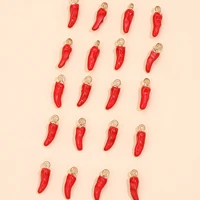 red chili pendant pack of 20 pieces fashion bracelet necklace earrings charms accessories