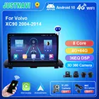 Автомобильный мультимедийный плеер, проигрыватель на Android 10,0, 4 Гб ОЗУ, 64 Гб ПЗУ, с GPS Навигатором, для Volvo XC90 2004-2014, типоразмер 2 Din, IPS Touch