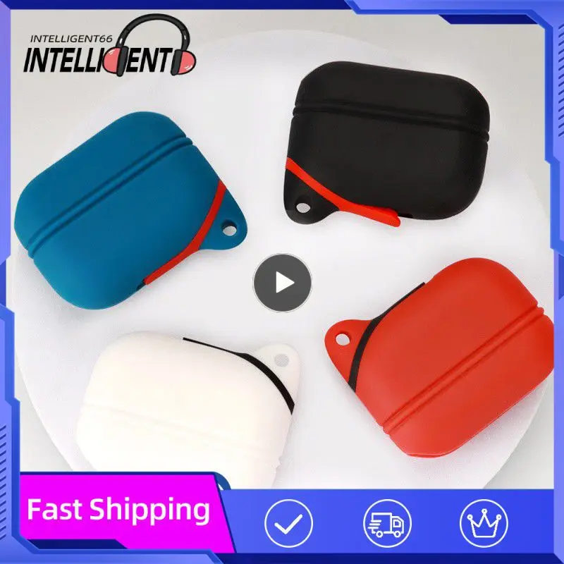 

Protected Wireless Earphone Case Shockproof Silicone Case For Wireless Headphones Convenient Fashionable Airpods 2 Durable
