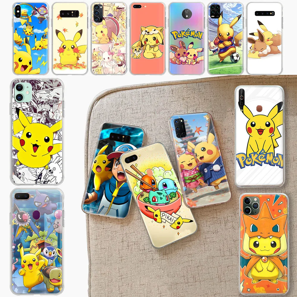 C-8 Pickatchu TPU чехол для LG X4 Velvet V60 ThinQ V50 V40 Stylo 6 Q61 Q52 K92 5G K9 K71 K61 K62 K22 Plus K50S