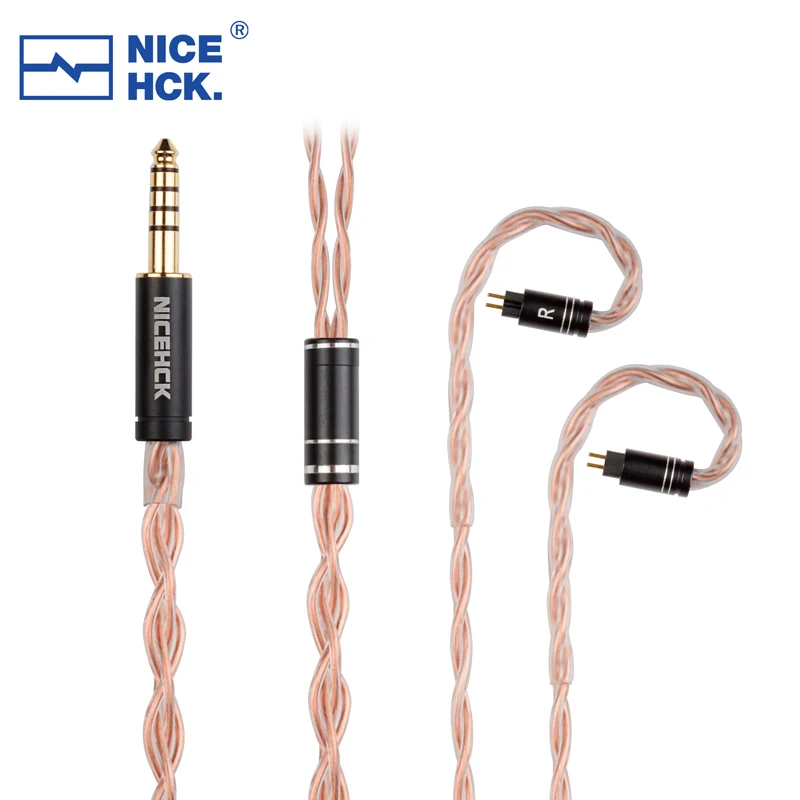 

NiceHCK GCT5 Earphone Cable 5N OCC Upgrade Earbud Wire 3.5/2.5/4.4mm MMCX/QDC/0.78mm 2Pin For IEM Lofty Timeless S12 FD3 Pro